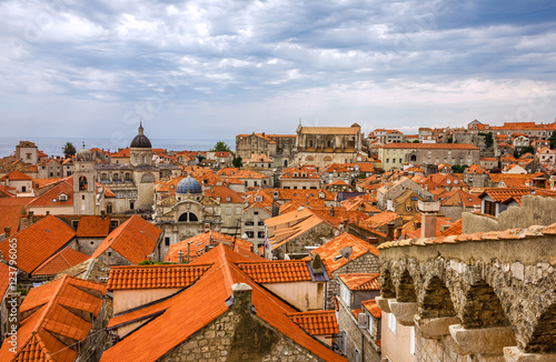 Croatia. Ancient town Dubrovnik architecture