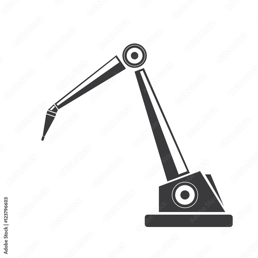 vector robotic arm symbol. robot hand. vector robotic arm symbol. robot hand.