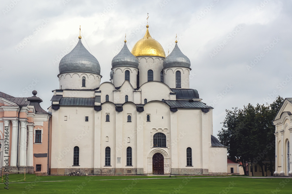 St. Sofia Orthodox cathedral in Veliky Novgorod, Russia