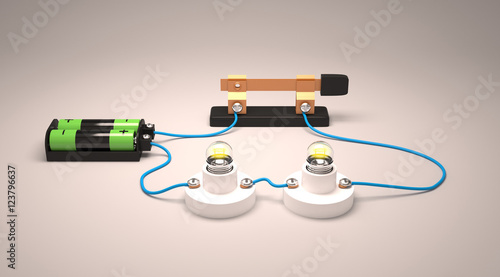 Simple electric circuit(series connection)