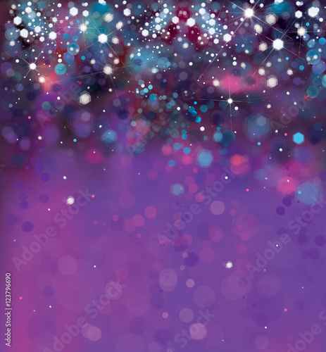 Vector abstract violet sparkle, glitter background.
