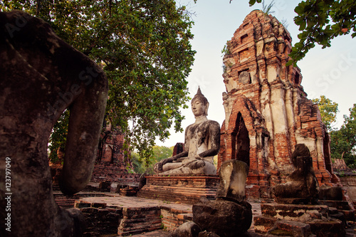 Ayuthaya khmer temple, Thailand.