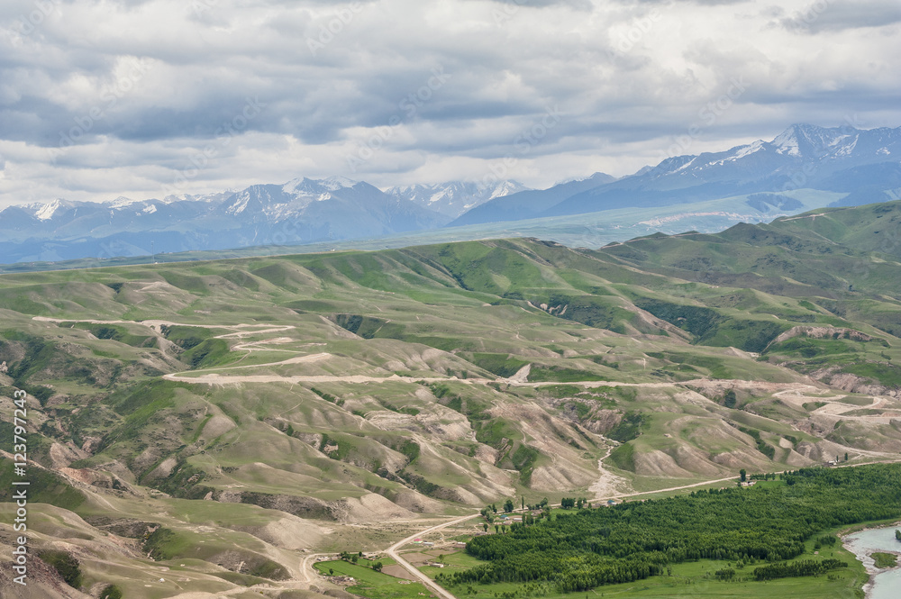 Landscape of Kalajun grassland, Xinjiang of China