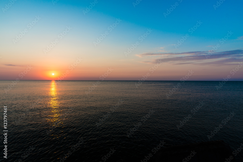 Amazing sunrise,Olimp,black sea,Romania
