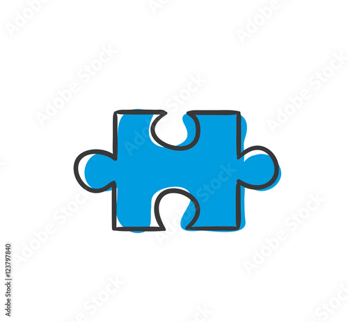 Stick Figure Series Icon / Puzzle