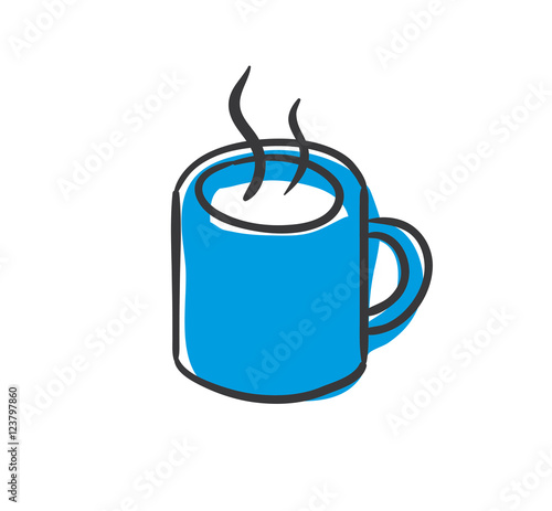 Stick Figure Series Icon / Kaffee