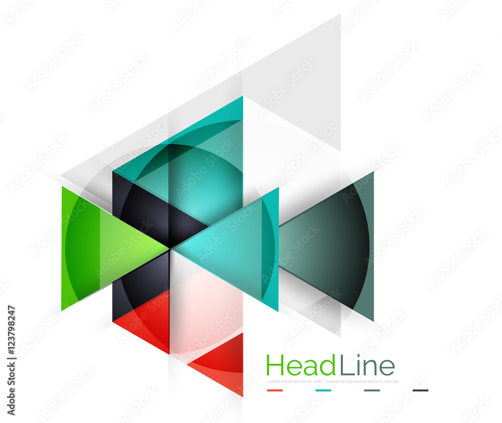 Triangle abstract background Triangle abstract background