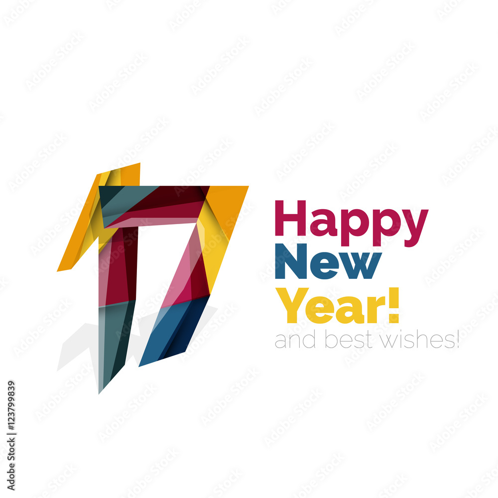 2017 Christmas and New Year Geometric Banner 2017 Christmas and New Year Geometric Banner