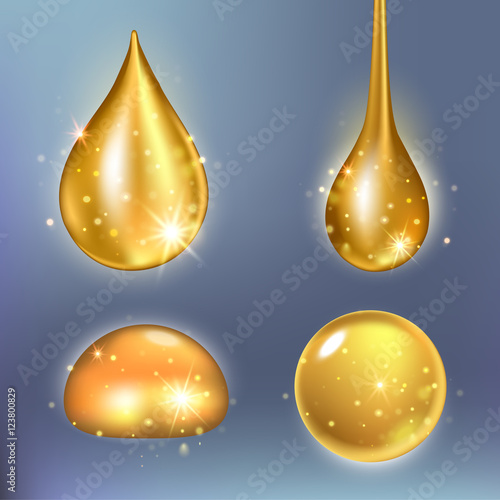 Set of Collagen Serum and Vitamin drops.