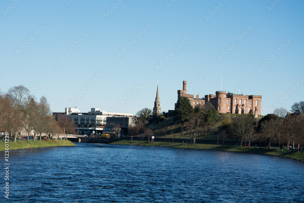 Fototapeta premium River Ness and Inverness Castle