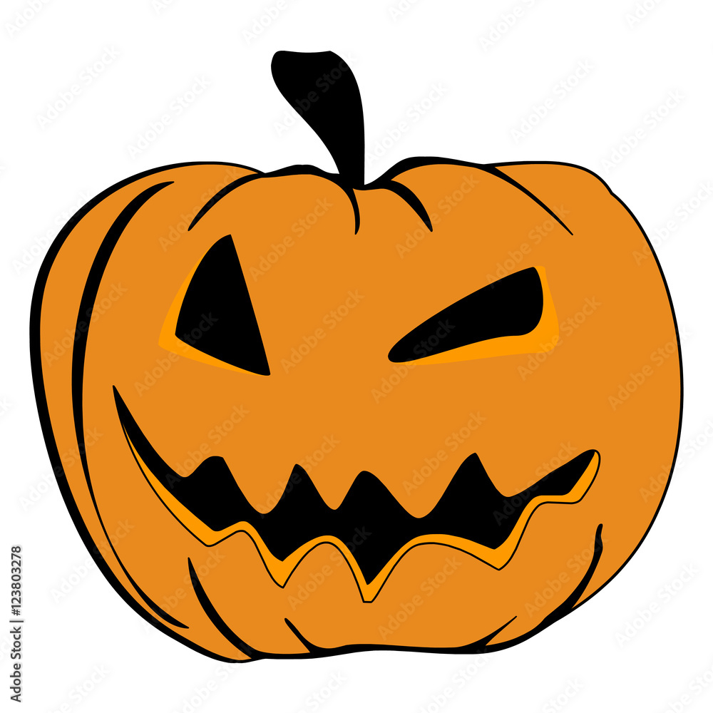 Fototapeta premium Halloween pumpkin 
