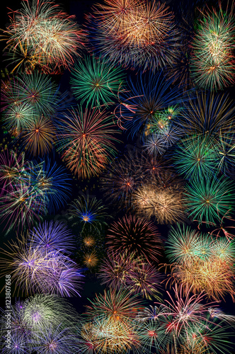 fireworks salute background wallpaper