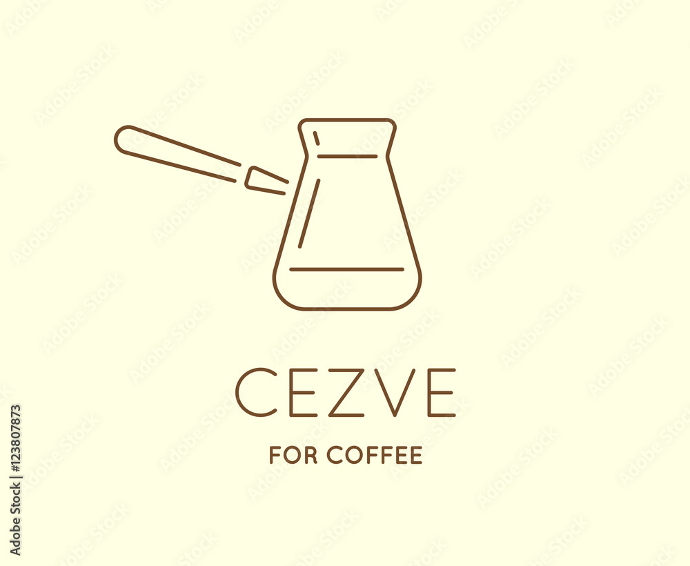 Vector Coffee Accessories Icon with Letter Sign can be used as L Vector Coffee Accessories Icon with Letter Sign can be used as L