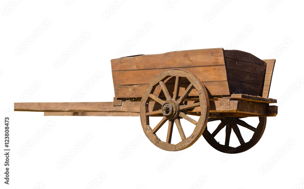 Fototapeta premium old wooden cart