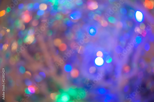 Abstract motion blur background with bokeh.