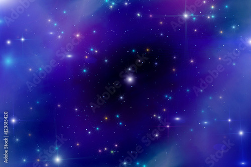 abstract star sky nebula