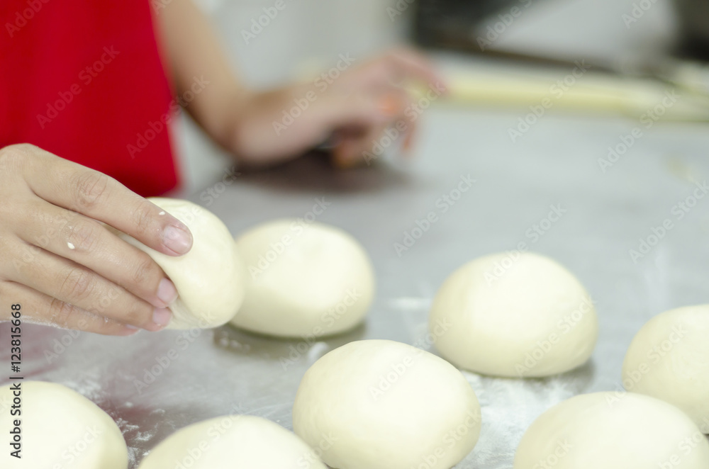 Close Up of the dough. selective focus, soft focus and shallow d Close Up of the dough. selective focus, soft focus and shallow d