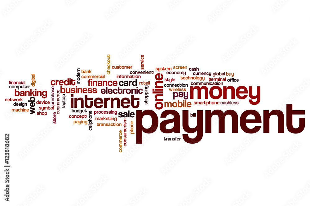 Payment word cloud