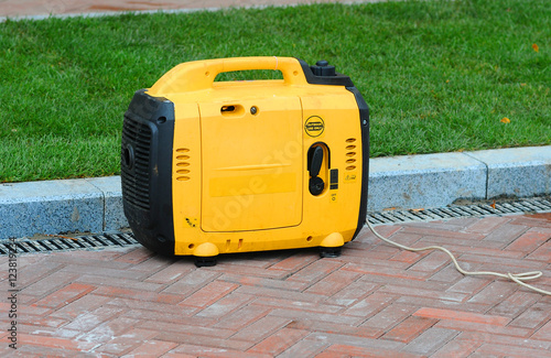 Obraz na płótnie Electric generator. small portable digital generator