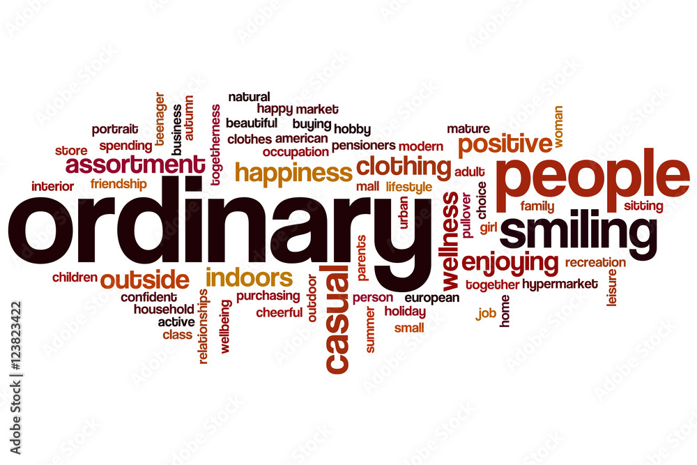 Ordinary word cloud Ordinary word cloud