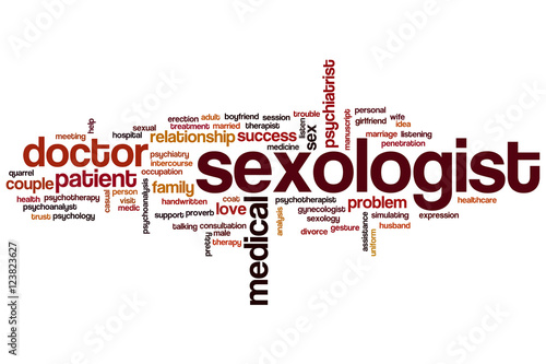 Sexologist word cloud photo