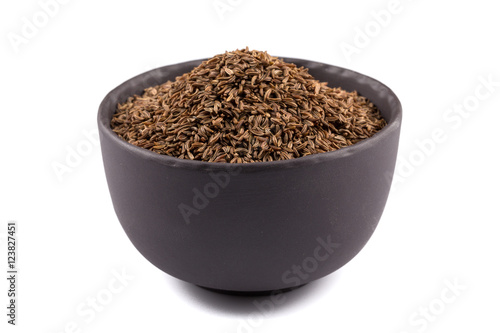 Caraway seeds in bowl