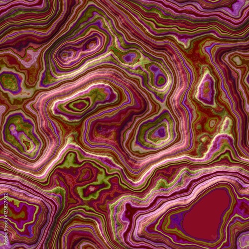 red, purple, pink and yellow marble agate stone seamless pattern texture background