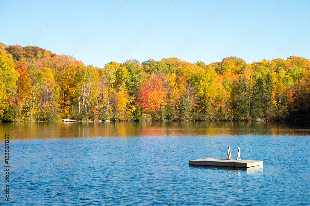 Obraz premium Autumn colors in Quebec, Canada