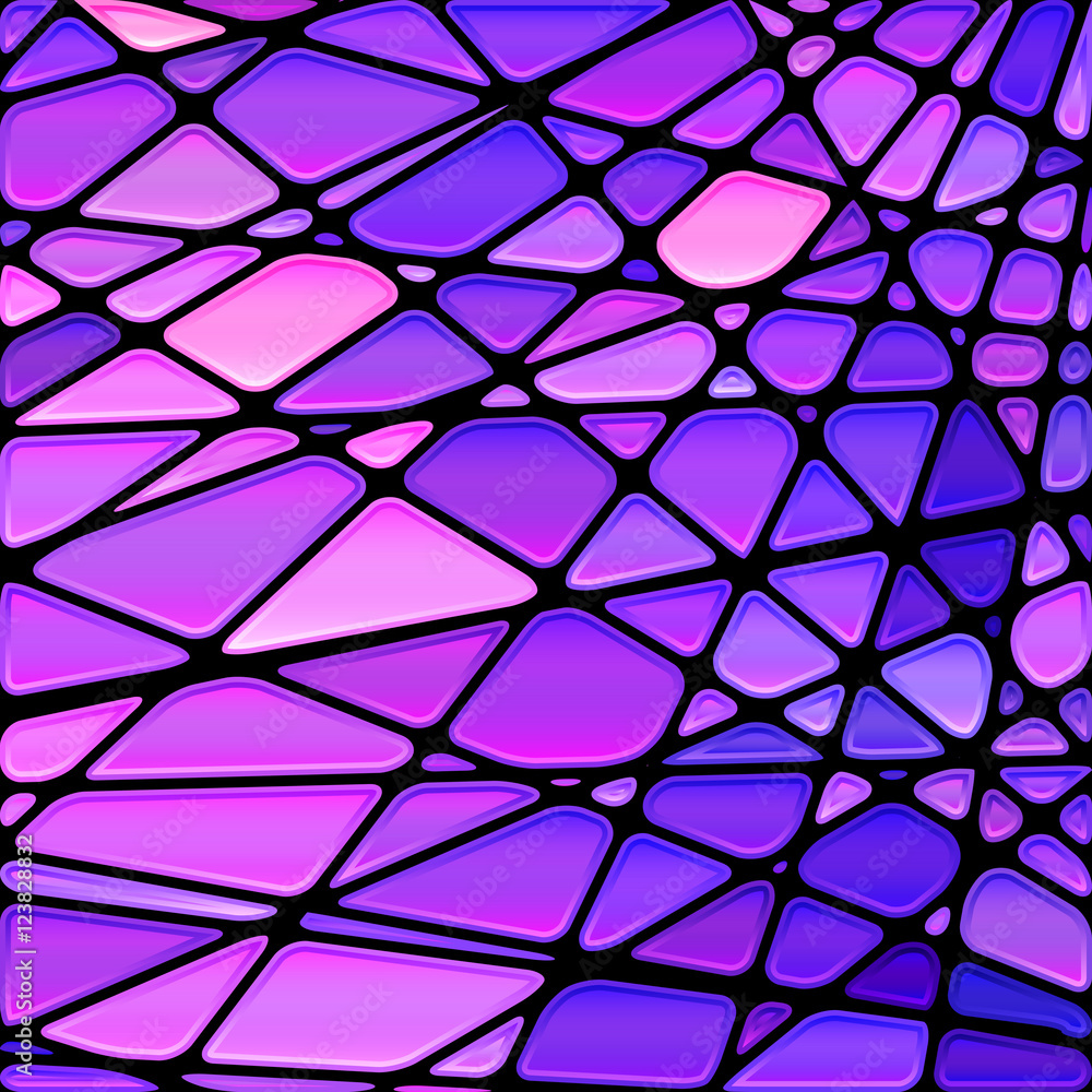 Fototapeta premium abstract vector stained-glass mosaic background