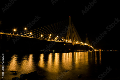 The Rio-AntiRio Bridge before 9 am