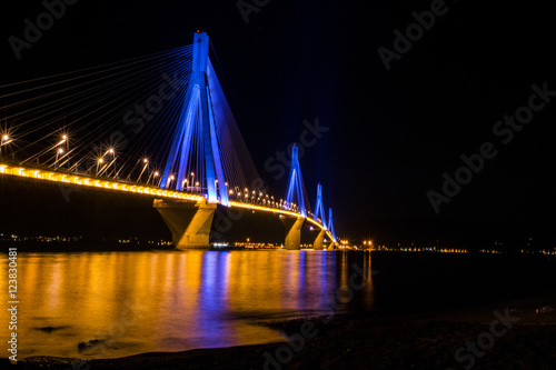 The Rio-AntiRio Bridge after 9 am photo