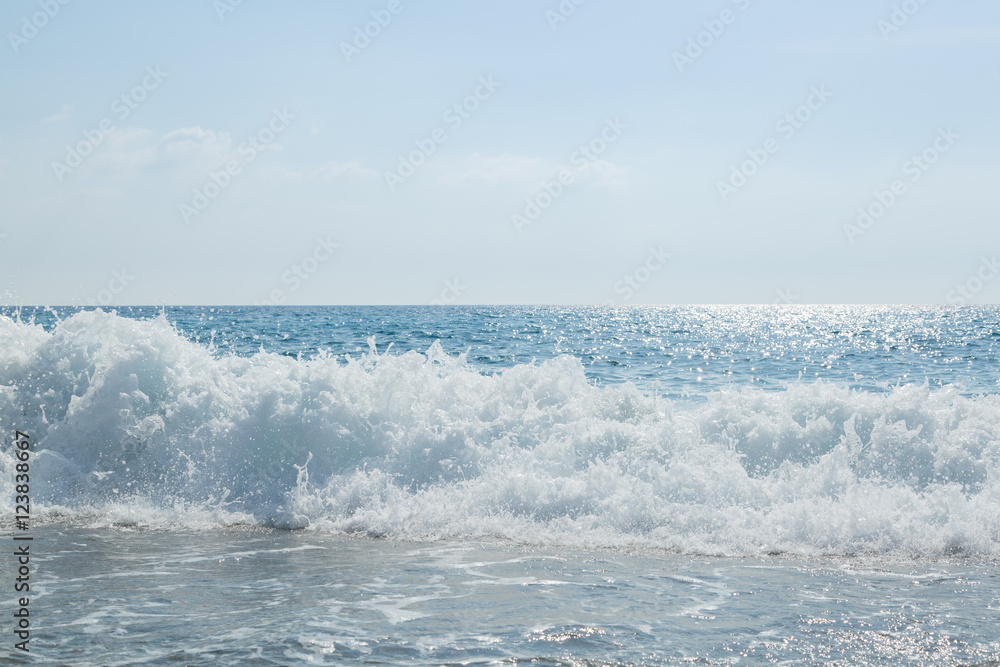 large sea waves