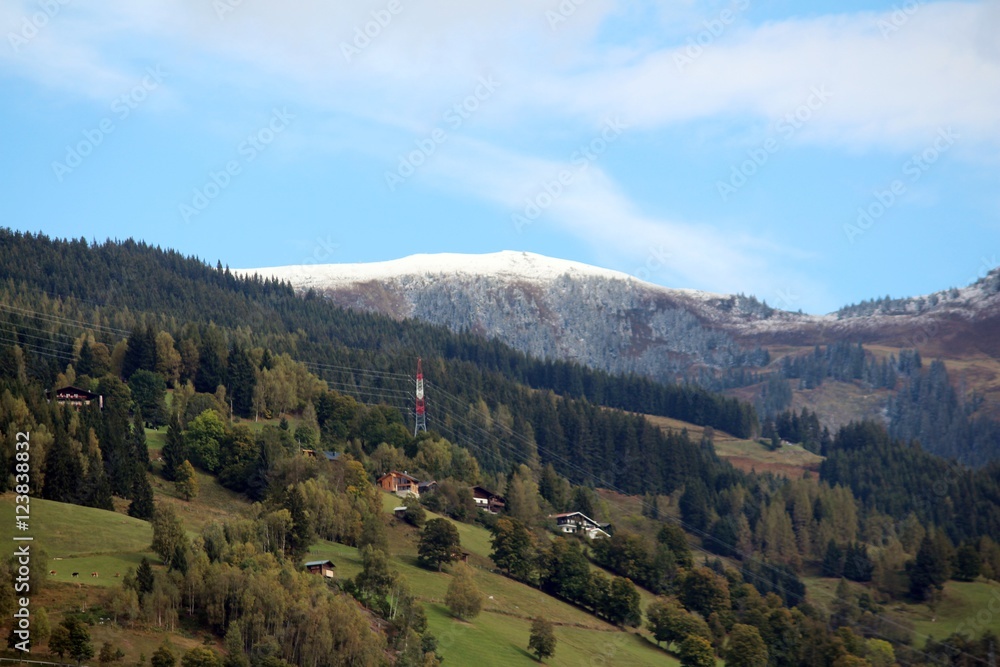 Hohe Tauern bei Zell am See in Österreich.