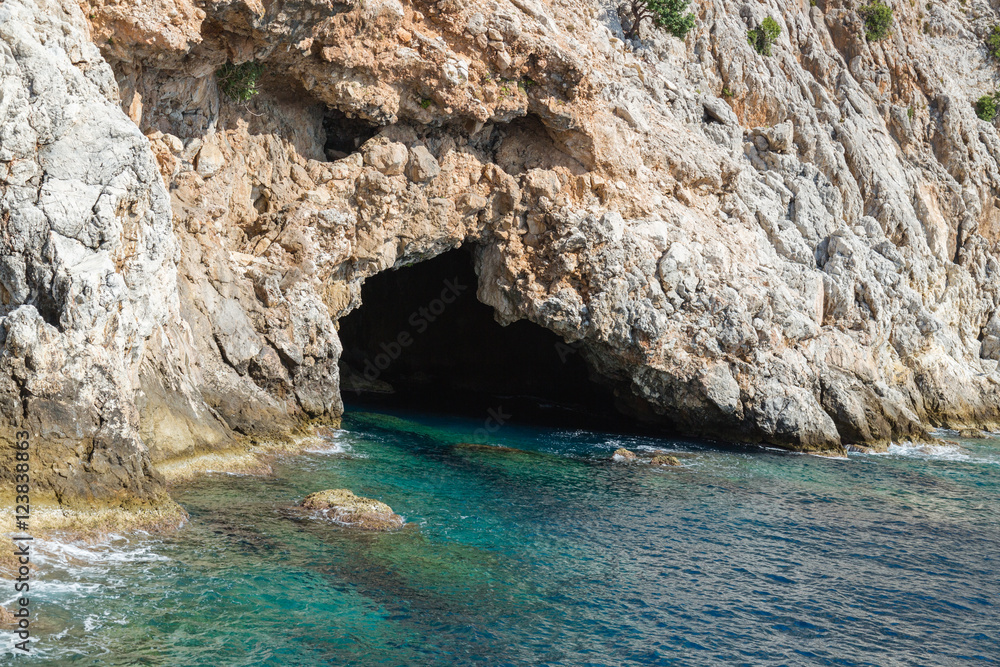 pirates cave in Alanya