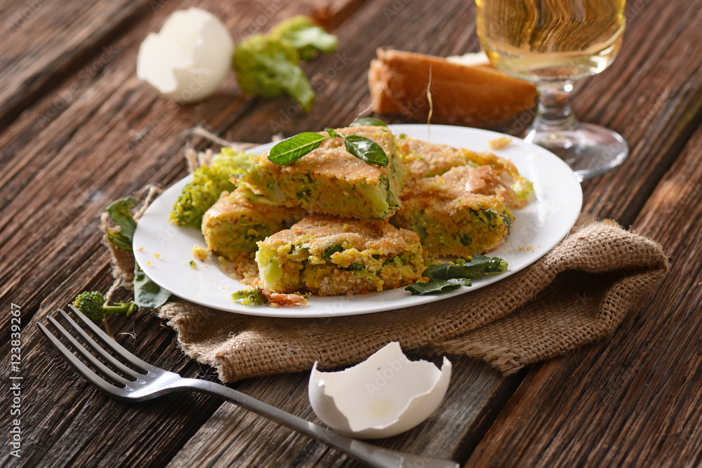 frittata con i broccoli frittata con i broccoli