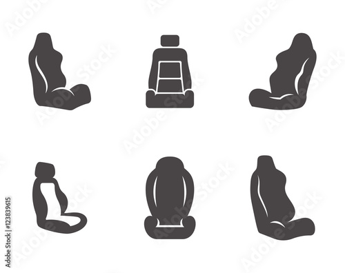 Car seat icons