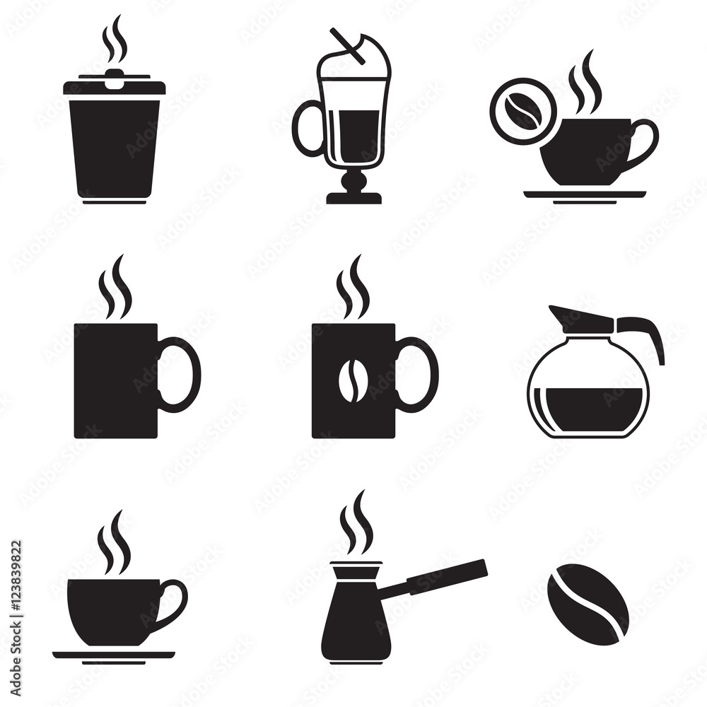 Coffe icons Coffe icons