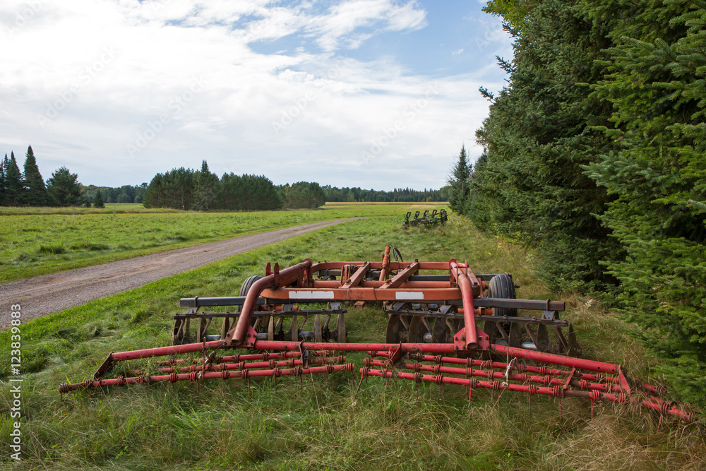 Fototapeta premium Old Farm Equipment
