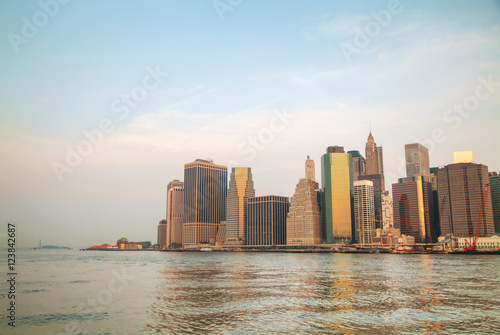 Obraz na płótnie Manhattan cityscape w salonie