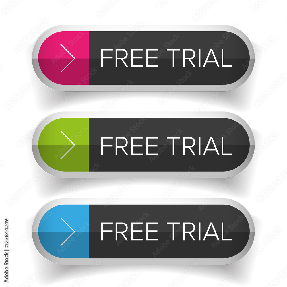 Free Trial button set