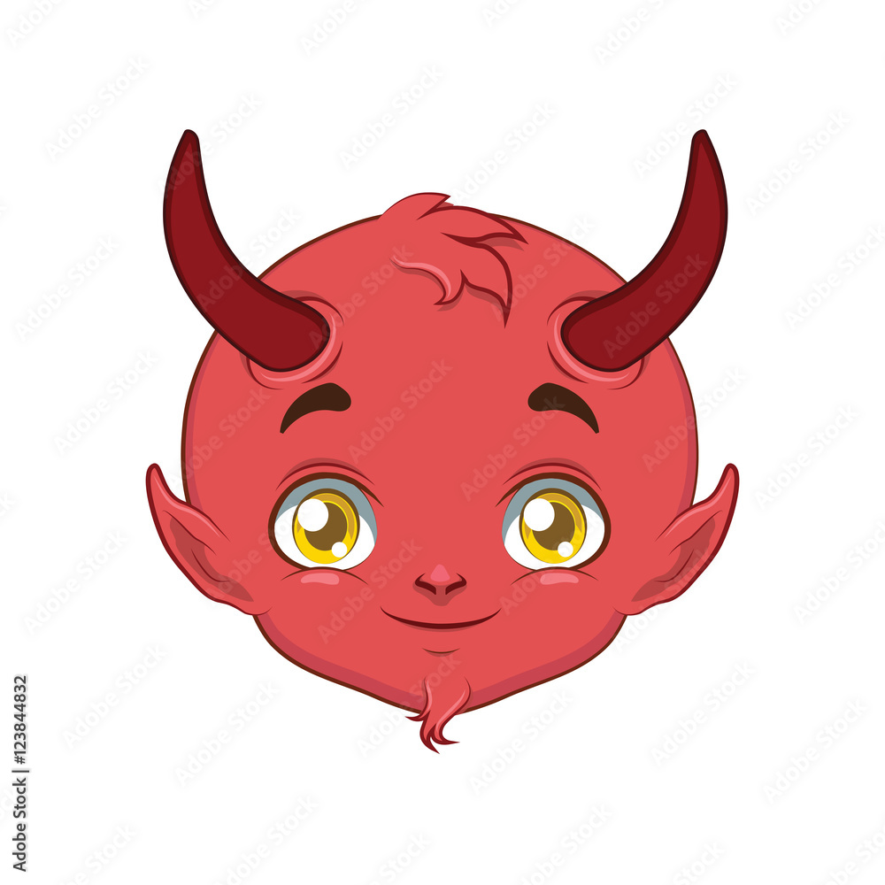 Devil portrait for multiple uses, avatar, icon, other Devil portrait for multiple uses, avatar, icon, other
