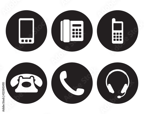 Phone simple icons