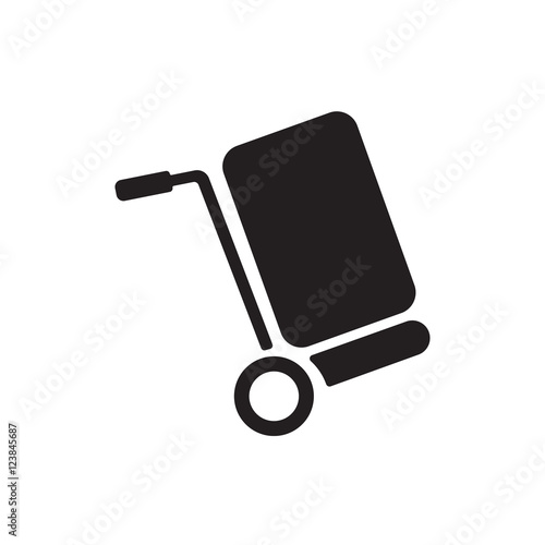 Fototapeta handcart icon