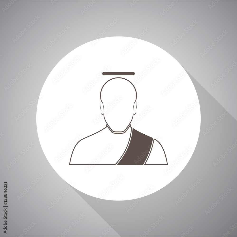 Angel Vector illustration. Religion icon. Silhouette. Flat style. Angel Vector illustration. Religion icon. Silhouette. Flat style.