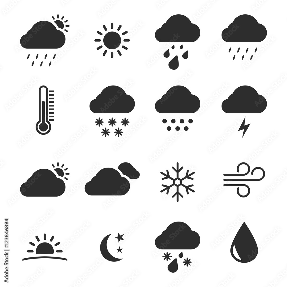 weather icons set weather icons set