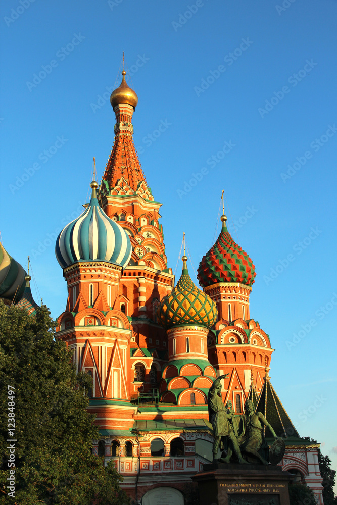 Saint Basil Cathedral cupola, Moscow, Russia
