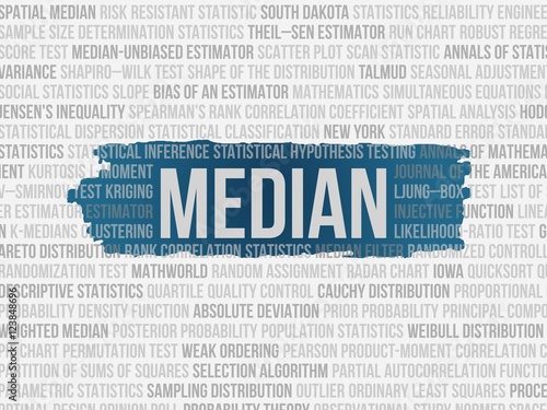 Canvas Print median