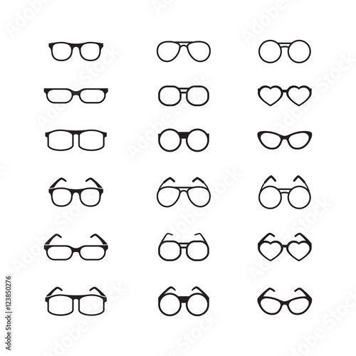 Glasses icons