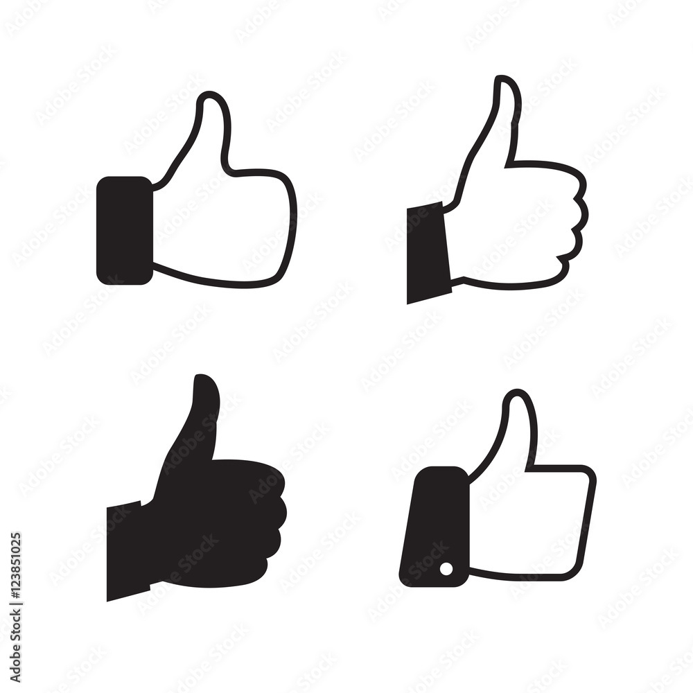 thumb icons set thumb icons set