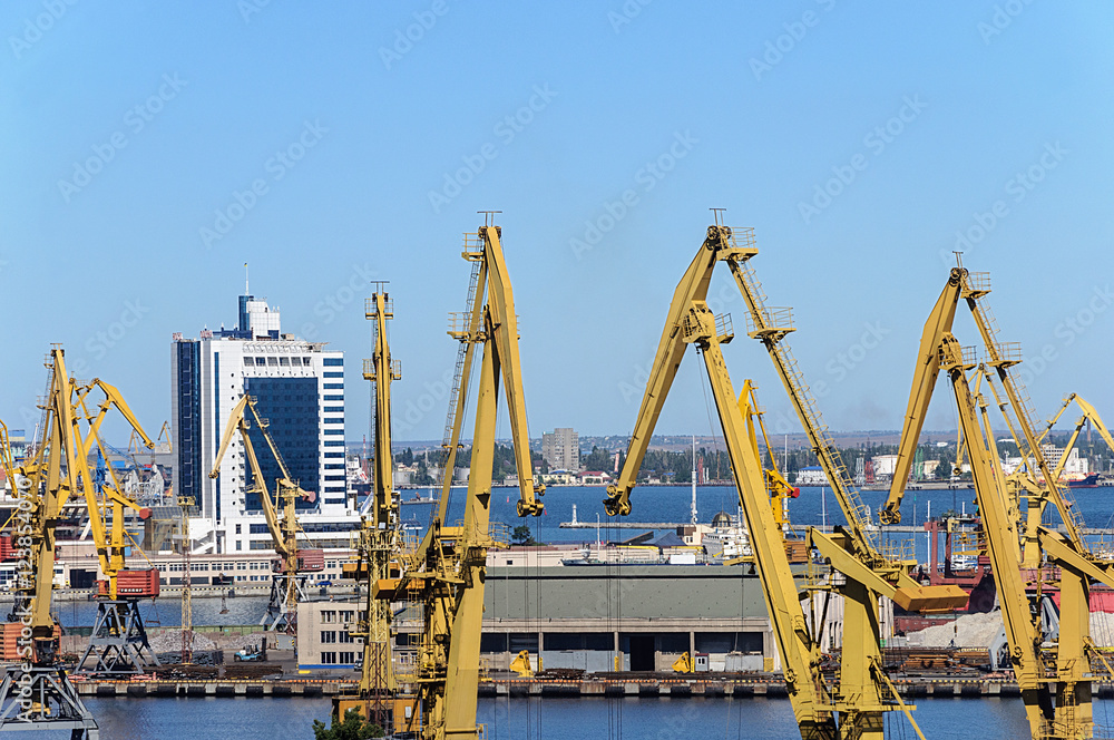 Commercial Sea Port in Odessa